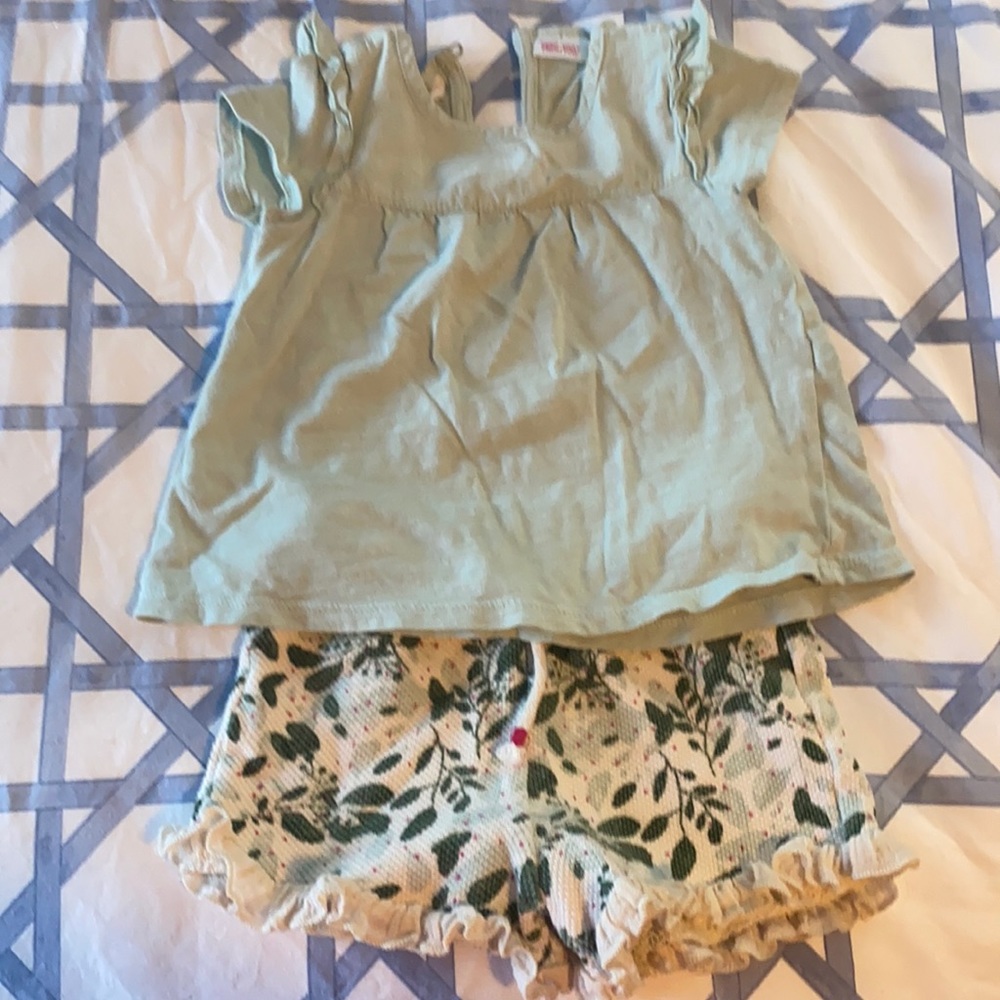 Zara Casual Shorts and Top